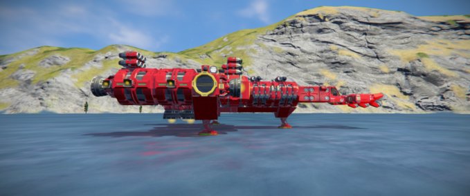 Blueprint RED SWAN Space Engineers mod