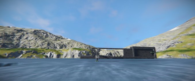 Blueprint Bunker door and frame Space Engineers mod