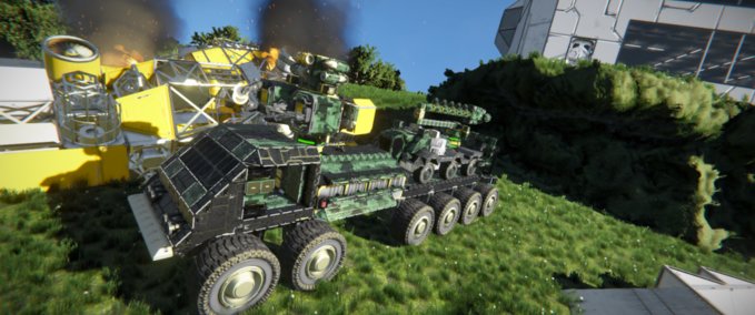 Blueprint Refab CargoTruck+extras Space Engineers mod