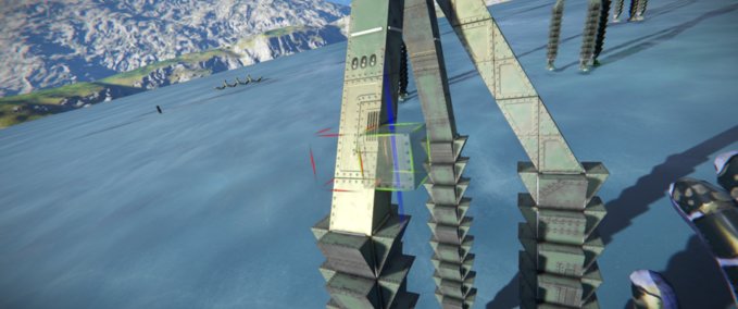 Blueprint War of the worlds tripod Space Engineers mod