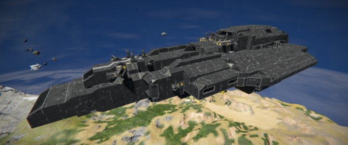 Blueprint Fen Elite Dangerous Corvette Space Engineers mod