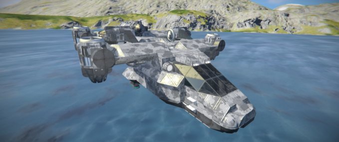 Blueprint Vector Type54 Dropship Space Engineers mod