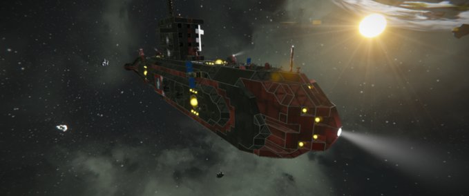 Blueprint HMS Redpole Space Engineers mod