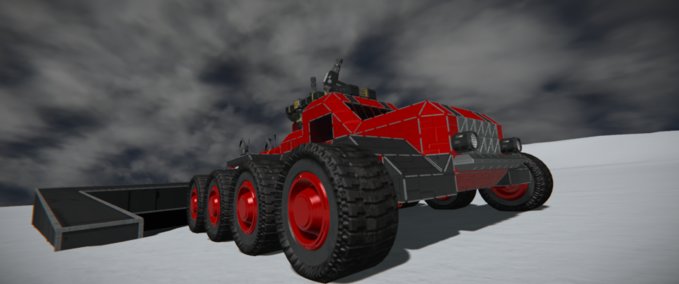 Blueprint Big Red Rover Space Engineers mod
