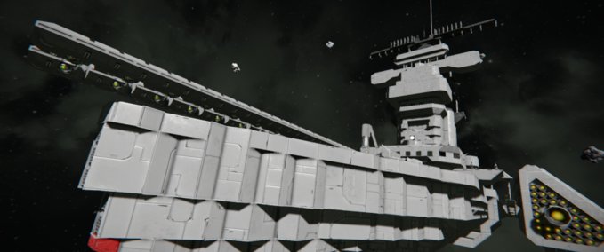 Blueprint USS Iowa space variant Space Engineers mod