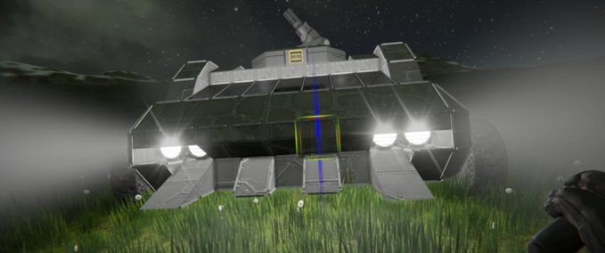 Blueprint CROSSFIRE [Military Combat Rover] Space Engineers mod
