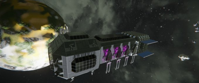 Blueprint Railjack (Docked) Space Engineers mod