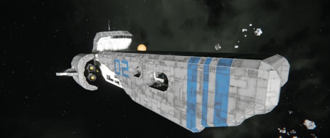 Blueprint The Orion Space Cruiser -[UPDATED]- Space Engineers mod