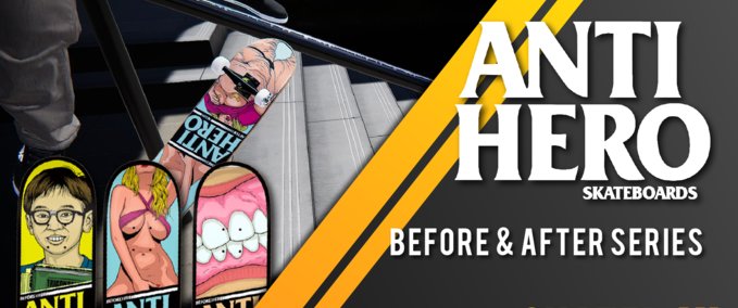 Gear Anti Hero - Before & After Decks [Urban_Fox] Skater XL mod