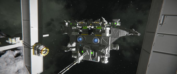 Blueprint jump ship mk.1 (works best with star fighter .1) Space Engineers mod