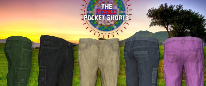 Gear The Fizzle Pocket Shorts Skater XL mod