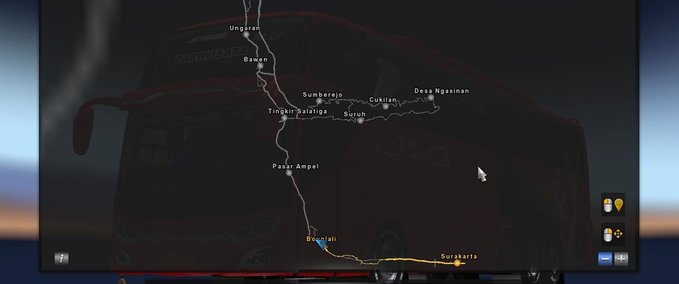Maps NDESOVANIA KARTE VON JAKA [1.38.X] Eurotruck Simulator mod