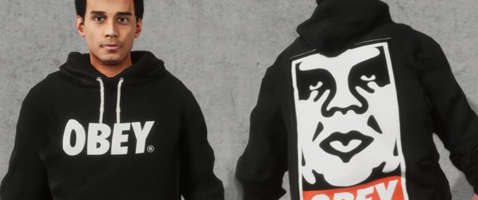 Real Brand OBEY Hoodie Skater XL mod