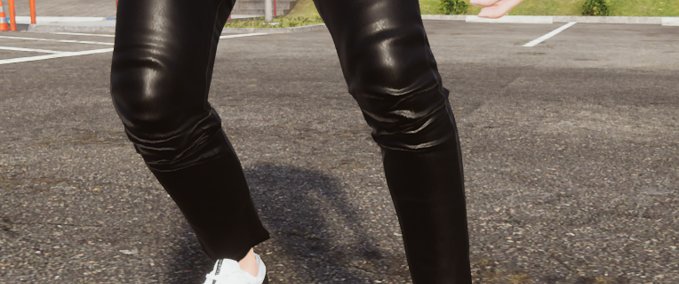Other Leather Legging For Female Skater XL mod