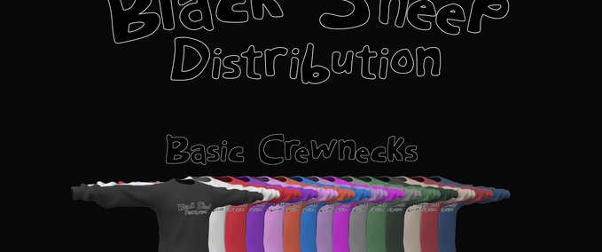 Fakeskate Brand Black Sheep - Basic Crewneck Skater XL mod