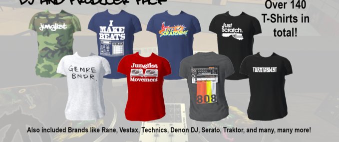 Other DJ & Producer Pack Skater XL mod