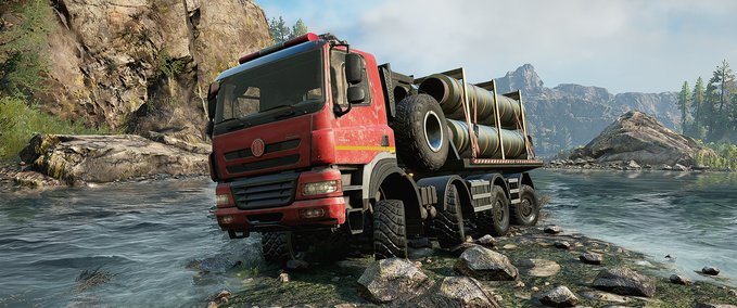 Subscribe TATRA Truck Phoenix 8x8 SnowRunner mod