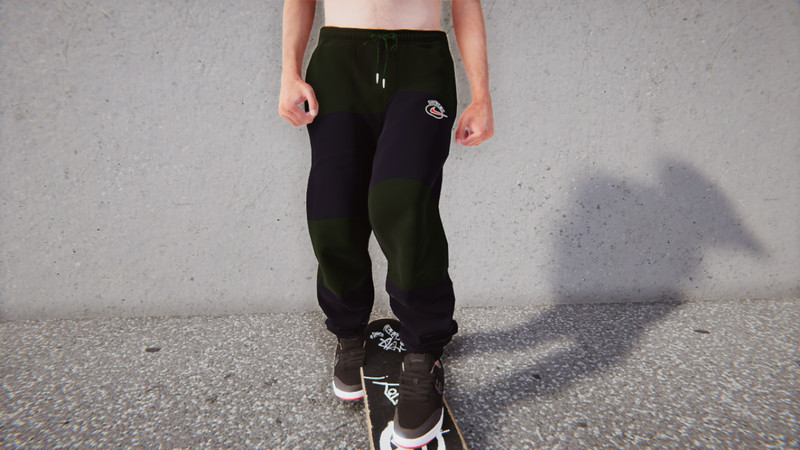 Skater XL: Supreme Nike Stripe Navy v 1.0 Gear, Real Brand, Pants Mod