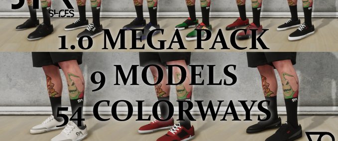Other SYN Shoes: 1.0 Mega Pack Skater XL mod