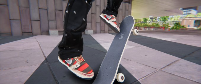 Gear Nike Dunk SB Low Freddy Krueger Skater XL mod