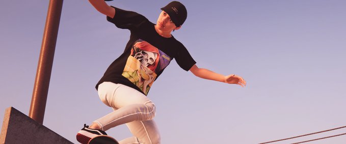 Real Brand [Female] Broken Promises On Call Tee Skater XL mod