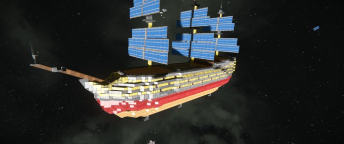 Blueprint H.M.S. Victory Space Engineers mod