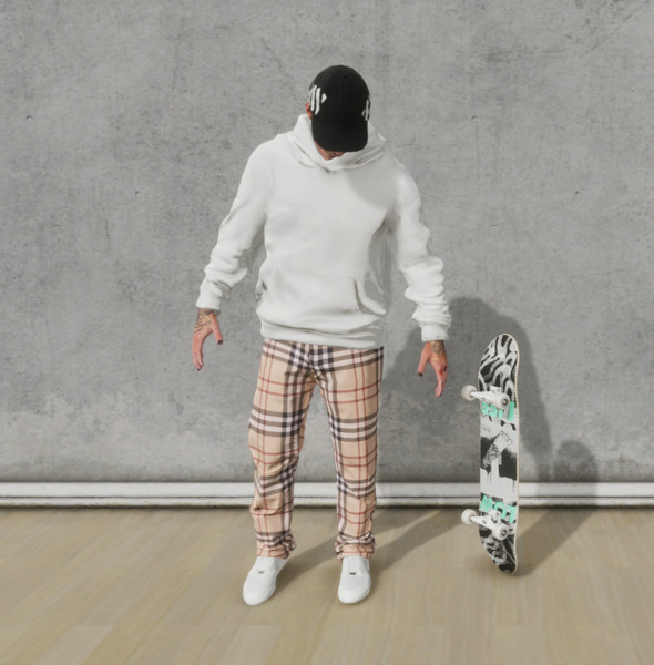 Skater XL: Burberry Pants v 1.0 Gear, Real Brand, Pants Mod für Skater XL