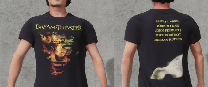Gear Dream Theater T-Shirt Skater XL mod