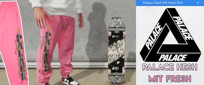 Gear Palace Hesh Mit Fresh Joggers Pink Skater XL mod