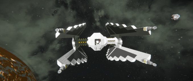 Blueprint TIE interceptor Space Engineers mod