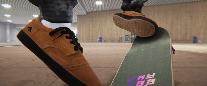 Gear Emerica Provider Tan Black V2 Skater XL mod