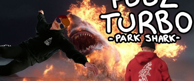 Other Fool Turbo - Park Shark Hoodie Skater XL mod
