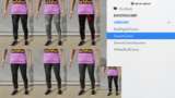 Female Mixed Camo Pants Set For SkaterXL 1.0.0+ Mod Thumbnail