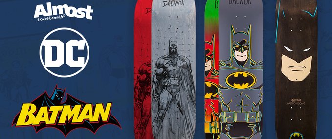 Other Almost x DC Comics - Batman Skater XL mod