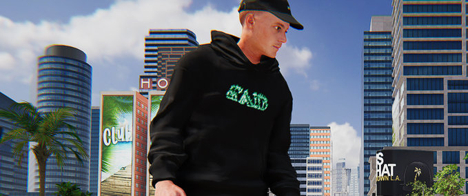 Gear 2AD Flame Hoodie Skater XL mod