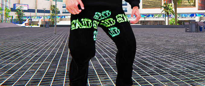 Other 2AD Flame Jeans Skater XL mod