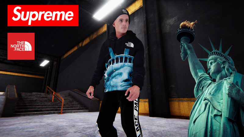 Skater XL: Supreme The North Face Statue of Liberty Jacket v 1.0.0 ...