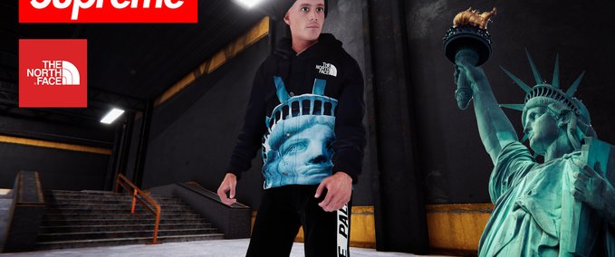 Gear Supreme The North Face Statue of Liberty Jacket Skater XL mod