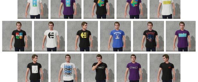 Gear Etnies T-Shirt Collection Skater XL mod