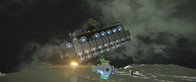 Blueprint Static Grid 9668 Space Engineers mod