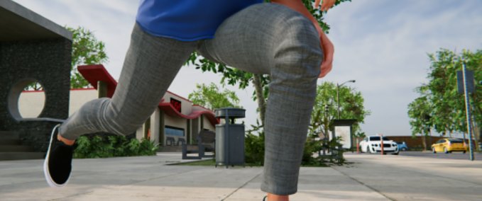Gear Grey pants Skater XL mod