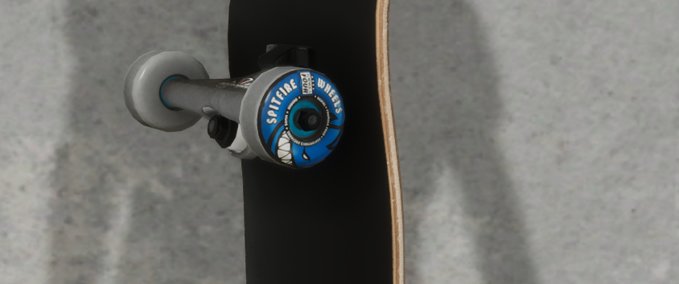 Gear Spitfire Formula Four - Black & Blue wheels Skater XL mod