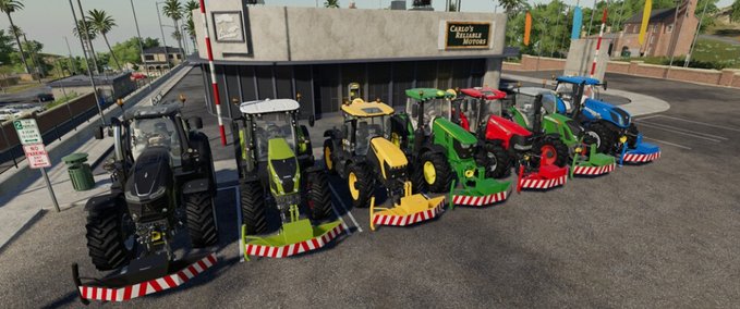 Sonstige Anbaugeräte Bale Pusher Landwirtschafts Simulator mod