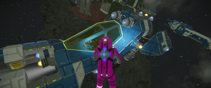 Blueprint Combatant mk.1 Space Engineers mod