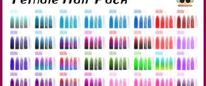 Other Female Hair Mega pack (WIP) Skater XL mod