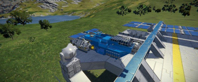 Blueprint Atmo dropship Space Engineers mod