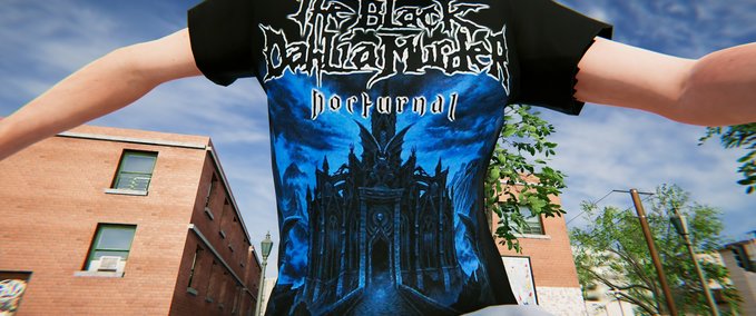 Short Sleeve T-Shirt The Black Dahlia Murder - Nocturnal Skater XL mod