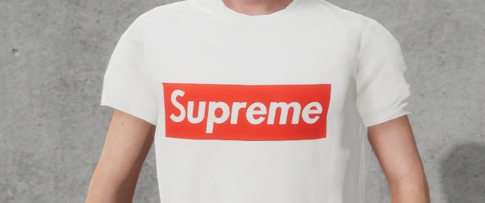 Skater XL: Supreme Tee v 1.0 Gear, Real Brand, Short Sleeve T-Shirt Mod