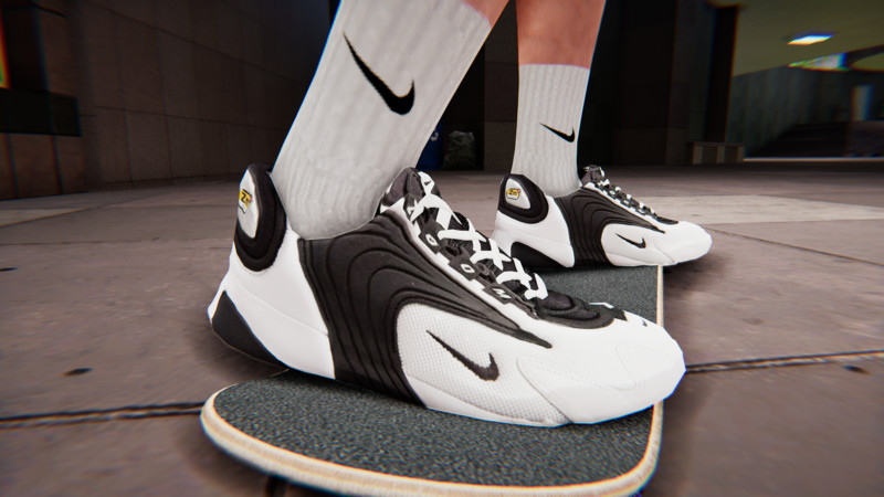 zoom 2k nike black and white