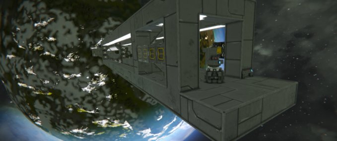 Blueprint Gravity Cannon mk1 Space Engineers mod